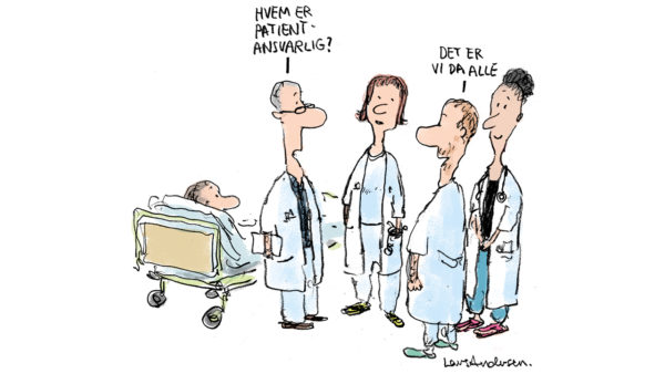 Er der en patient-uansvarlig læge til stede?