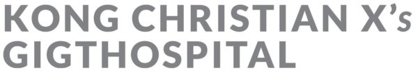 Kong Chr. X's Gigthospital - LOGO