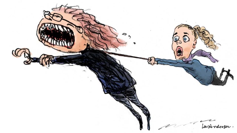 Ministeren og muskelhunden