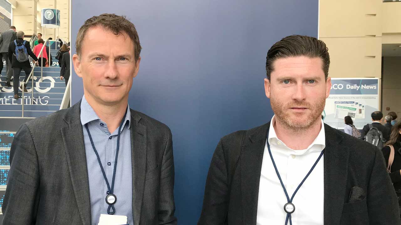 Claus Johansen (tv) g Michael Novod