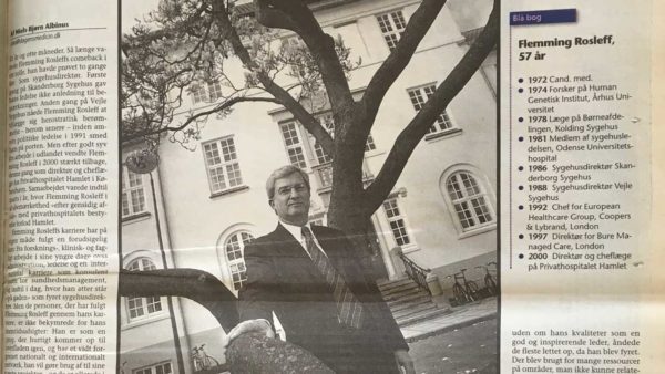 Genoptryk: Portræt af Flemming Rosleff