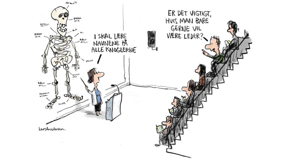 Det hele begynder på medicinstudiet